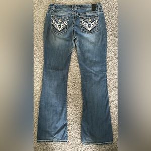 Vintage Lowrise McBling Flare Jeans
